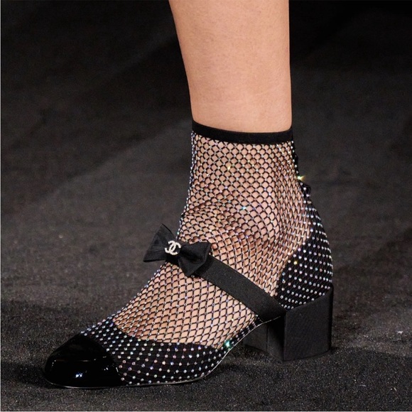 Chanel Rhinestone Ankle Boots - Picture 5 of 9